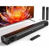 WebsLand Sound Bar for Smart TV, 80W Surround Sound System, 2-in-1 Detachable Design, 2.0 Channel...