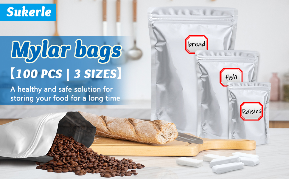 5 mylar bags
