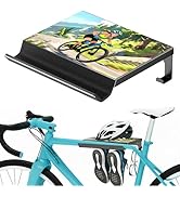 Bike Wall Mount - Horizontal Indoor Bike Rack for Garage Storage - Heavy Duty Bicycle Hanger Hook...