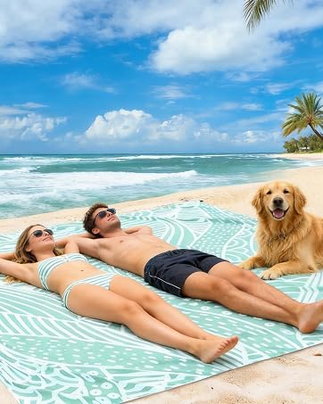 beach blanket size for family