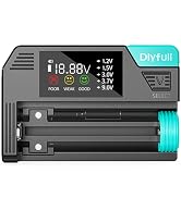 Dlyfull Battery Tester, LCD Display Universal Battery Checker for Ni-MH, Ni-CD, Li-ion, Alkaline,...