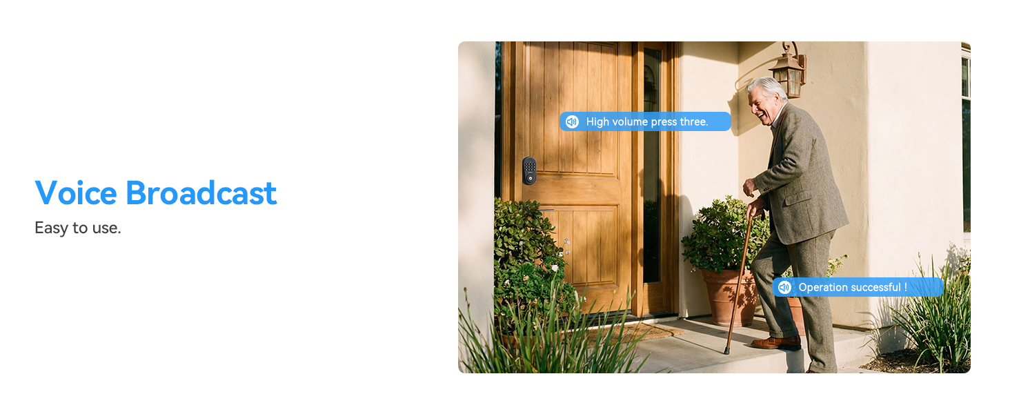 keypad door lock with handle