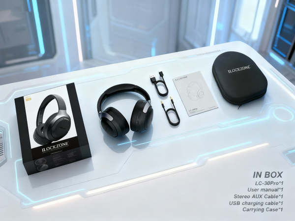 headphones with case