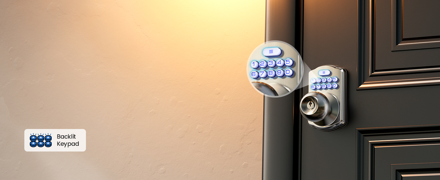 door knob backlit