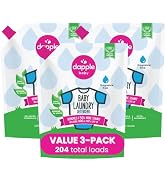 Dapple Baby Laundry Detergent, Powered by Plants, Concentrated, Hypoallergenic, Fragrance Free, E...