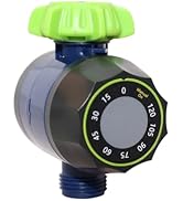 Splanteen Mechanical Watering Timer for Garden Hose Waterproof Sprinkler Timer 1 Outlet No Batter...