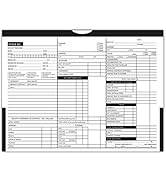 Printed Color Top Detailed Deal Jackets (100 per Pack) - Vehicle Dealer Envelopes (Black)