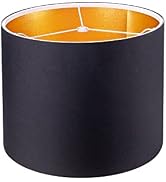 Wellmet 13"x13"x10" Assembly Required Lampshade for Table Lamp, Bedside Lamp, Floor Lamp, Fabric ...