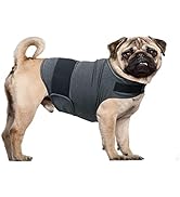 QIYADIN Dog Comfort Dog Anxiety Relief Coat, Breathable Shirts for Dogs, Dog Anxiety Vest Jacket ...