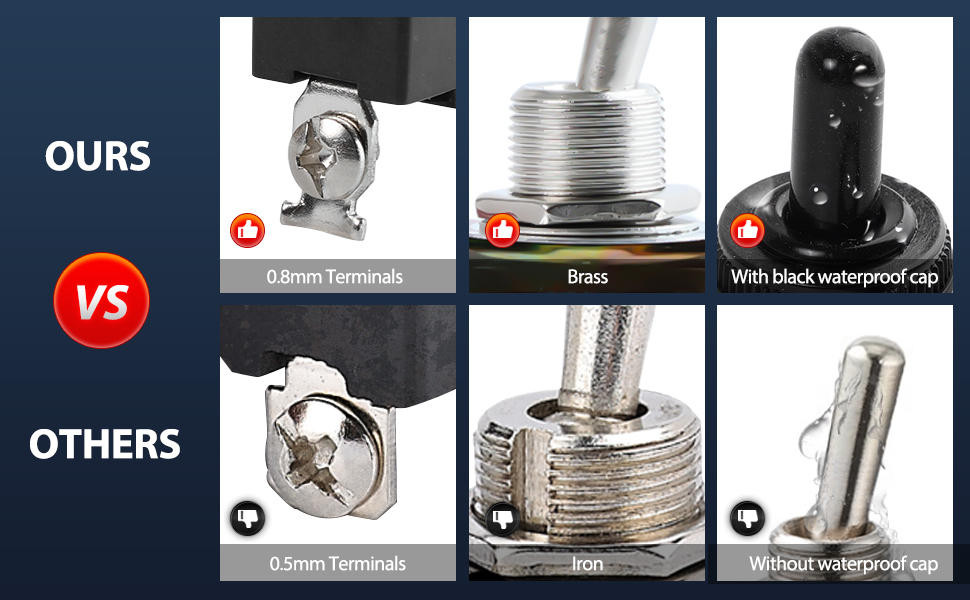 toggle switch heavy duty toggle switch, on off on 12v waterproof toggle spdt boat switches