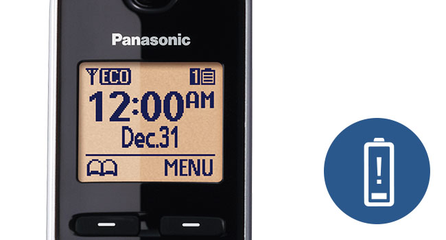 Long Battery Life with Low Battery Alert