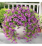 ZFProcess Artificial Hanging Flowers for Outdoors Spring Decoration, 2PCS Silk Fake Daisy Realist...