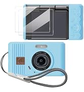 Tedubax Case for Kodak PIXPRO C1 accessories,Soft Silicone Protective Case,Comes with 2 Screen Pr...