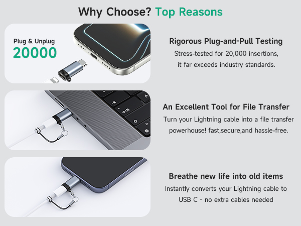 iphone to c adapter apple usb-c to lightning adapter lightning adapter to usb c