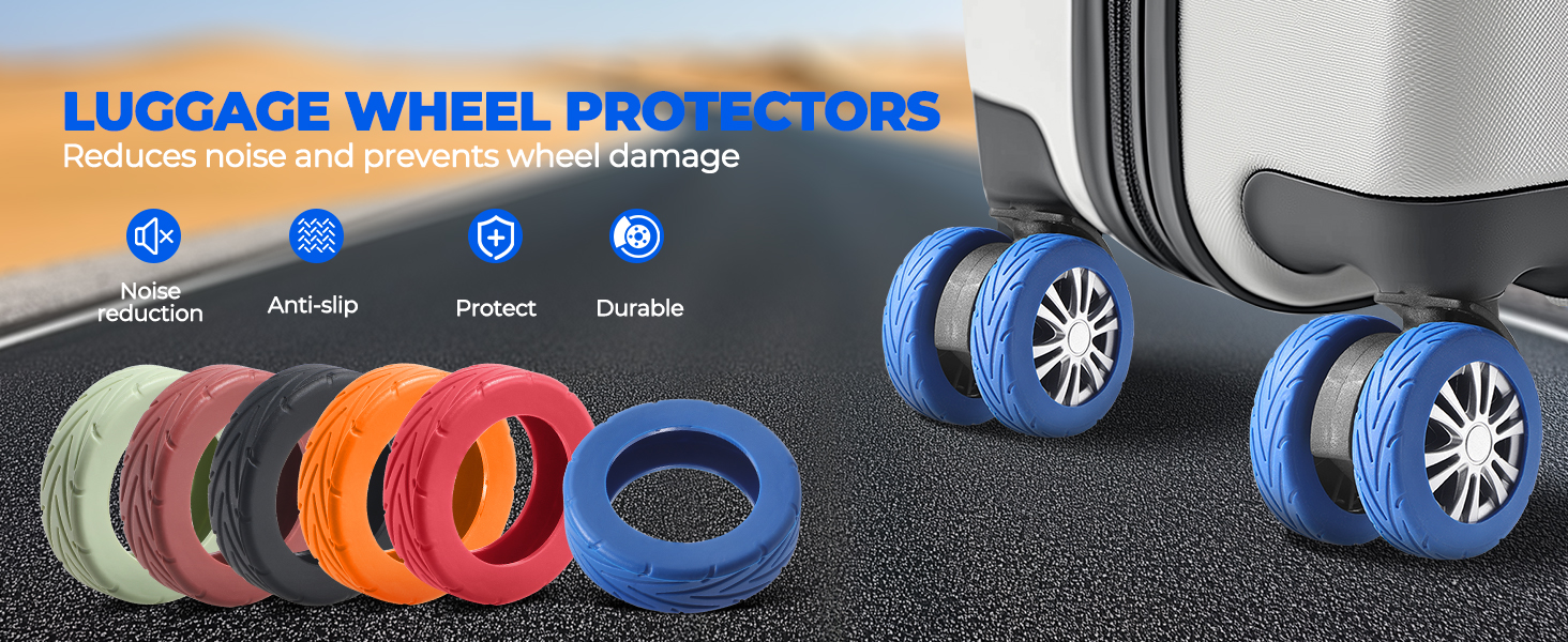 Level 8 Travel Suitcase Wheel Cover