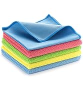 MAKUANG Microfiber Cleaning Cloths, Highly Absorbent Towel, Reusable Softer Cloth for Home Kitche...