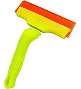 Lunbengo Small Squeegee with Removable Handle & 4.7inch Rubber Squeegee Blade, Mini Water Blade f...