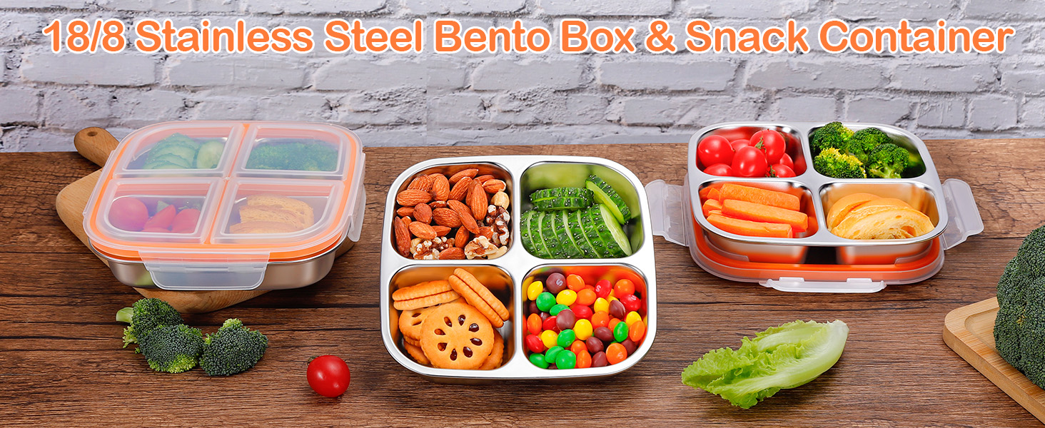 stainless steel snack containers