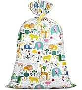 Loveinside Jumbo Large Plastic Gift Bag, Birthday Design Plastic Bag with Tag and Tie for Birthda...