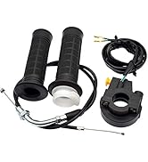 Riyitauto Twist Throttle and 36" Cable Handle Grip Kill Switch Set for 7/8" 22mm Handlebar 49cc 6...