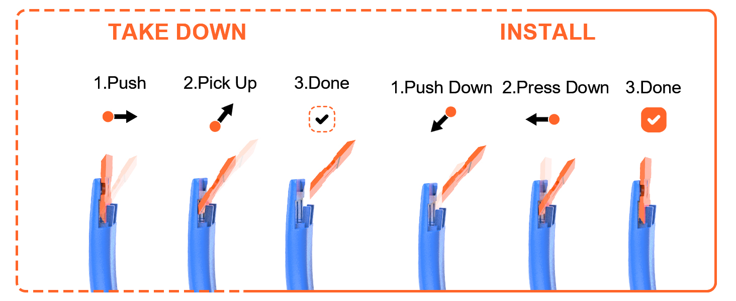 plastic razor blade scraper