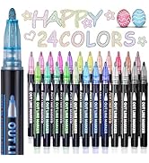 Yangmei Stocking Stuffers, Outline Glitter Markers, Stocking Stuffers for Teen Girl Gifts Trendy ...
