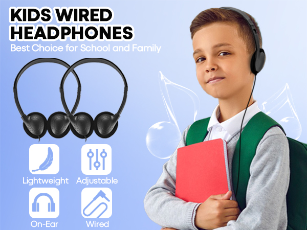 kids headphones bulk pack