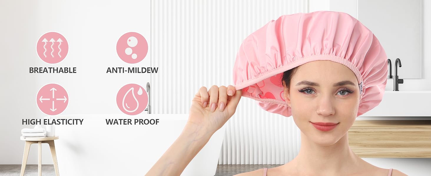 shower hair cap