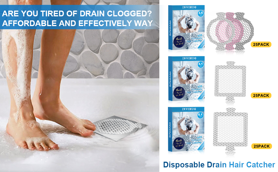 disposable drain hair catcher