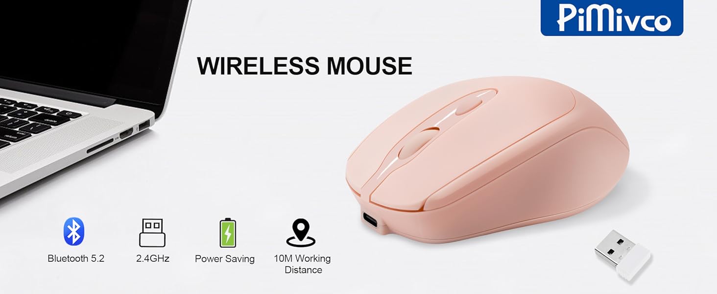wireless mouse bluetooth mouse computer mouse mouse for laptop wireless mouse for laptop pink mouse