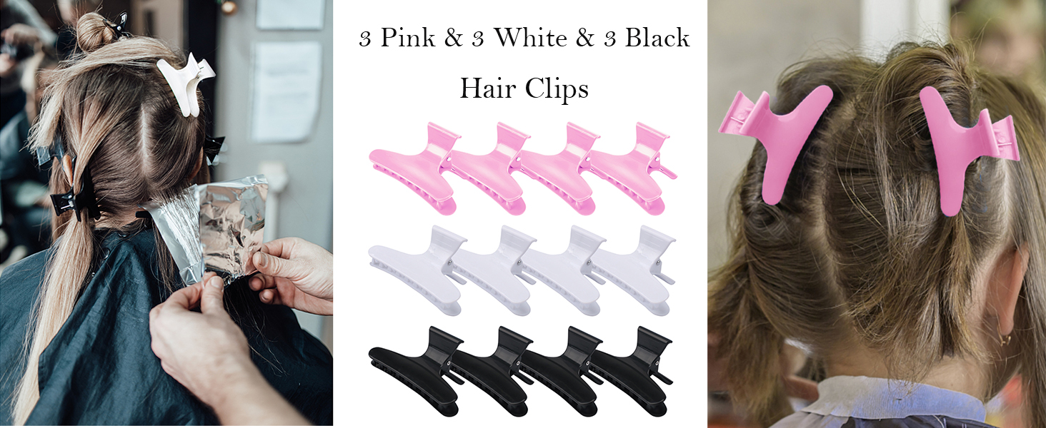 pink and white and black