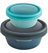 U Konserve Platinum Silicone Nested Duo Food Storage Bento Box Dual Seal Container – Two Pack - L...