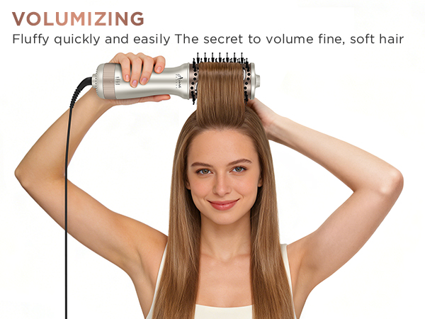 dual voltage hair dryer brush