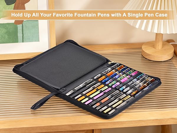 48 PU Pen Case