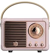 Retro Bluetooth Speaker, Vintage Decor,Dosmix Small Wireless Bluetooth Speaker, Cute Old Fashion ...