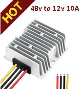 48V Step Down to 12V 10A 120W DC/DC Converter Regulator Low Voltage Reducer Waterproo Transformer...