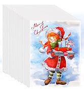 100 Sheets Watercolor Paper, 5"x7" White Water Color Paper Bulk, 140lb/300g Cold Pressed Acid-Fre...