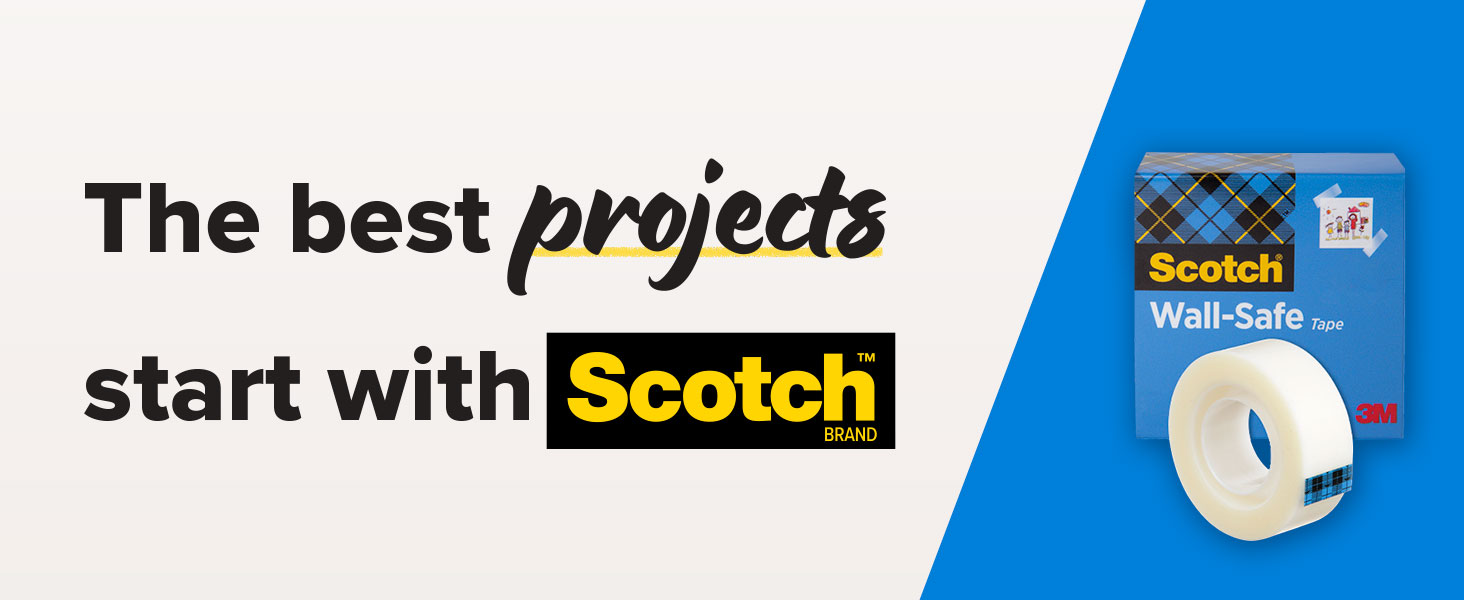 2025 Scotch Wall-Safe Boxed Tape - The best projects start with Scotch