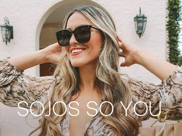SOJOS Trendy Oversized Sunglasses for Women and Men