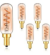 3W E12 Led Bulb Dimmable Amber Candelabra Base Equivalent Retro Edison Light Bulbs 25 watt Sphoon...