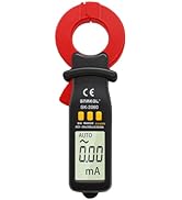 SNAKOL SK-2060 Digital Clamp Multimeter, Micro Current Tester, Auto-Ranging Meter, Measure AC Cur...