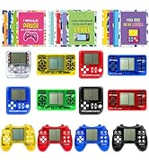 DOEA 12Pcs Video Game Party Favors for Kids, Arcade Video Keychain,Bulk Game Party Supplies for B...