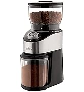 Conical Burr Coffee Grinder, Anti-Static Electric Coffee Bean Grinder for Mess-Free Use, Automati...