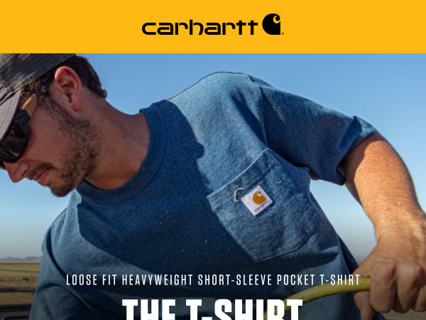 LOOSE FIT HEAVYWEIGHT SHORT-SLEEVE POCKET T-SHIRT