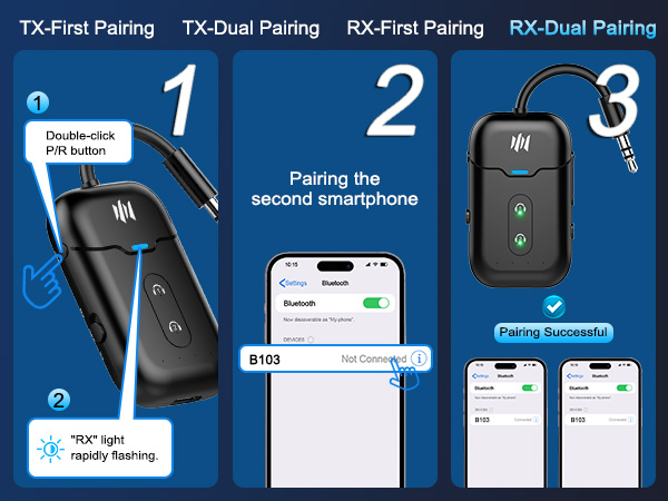 travel bluetooth adapter airplane tv