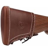 TOURBON Leather Recoil Pad Slip On Adjustable Shotguns Stock Extension Rifles Buttstock Cover for...