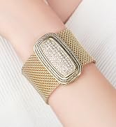 UNY Austrian Pave Crystals Designer Inspired Personality Bracelets Alloy Bangle Jewelry Antique J...
