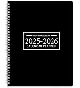 Monthly Academic Planner 2025-2026 Monthly Calendar Planner from Jan 2025 - Dec 2026, 9'' x 11'',...