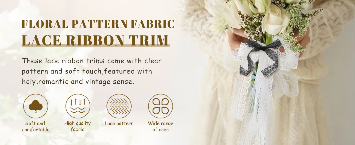 Lace Trim Ribbon