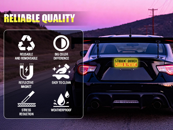 SINGARO STUDENT DRIVER MAGNET